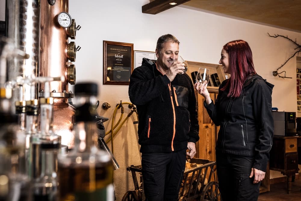Kupferkessel der JulesSpirits Kleinbrennerei